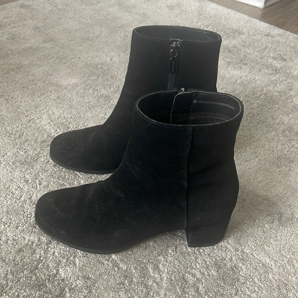 Black ankle boots
